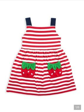 Florence Eiseman NWT Stripe Dress w/pockets sz 6x